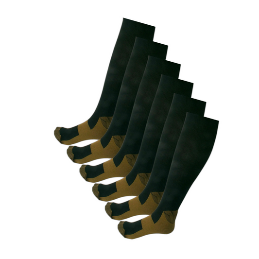 Cellora™ 3 Pair Copper Infused Compression Socks